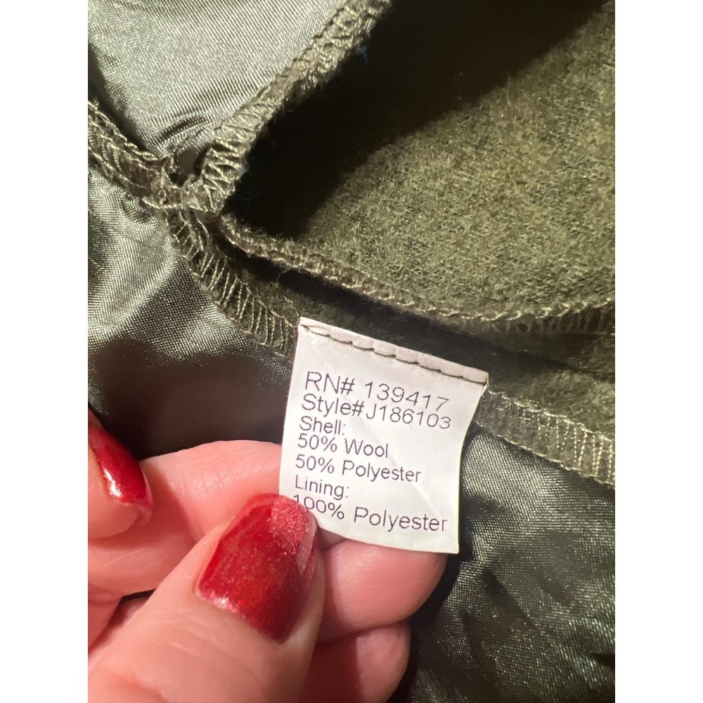 Piko 1998 Open Front Cascade Shawl Wool Coat Size… - image 6